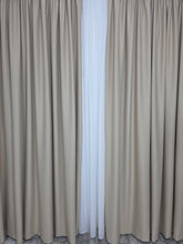 Draperie simpla crem varianta 203 blackout- perfecta pentru living si dormitoare in tonuri de crem,alb,gri