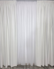Draperie alba