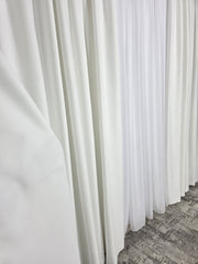 Draperie alba