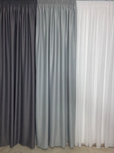 Draperie Leo gri deschis cu gri inchis blackout 98%