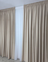 Draperie Catifea Vanilie Latte - Blackout 80-90%