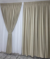 Draperie Venus Din Catifea Sampanie Tip Velura - Ideala Pentru Livinguri Si Dormitoare Luminoase - Confectionata Pe Comanda Casablanca Magazin