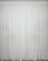 Ideala pentru Living si Dormitor – Perdea Mariana Alba din Material Plin cu Textura In Cristal si Broderie Florala Alba in Partea de Jos – Potrivita cu Pat sau Canapea Gri, Pereti Albi – Confectionata pe Comanda