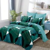 Lenjerie finet, multicolor model geometric, cearceaf normal 235x250, Cod: A680