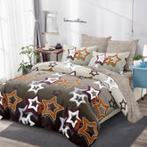 Lenjerie finet, multicolor model stele, cearceaf normal 235x250, Cod: AA6030