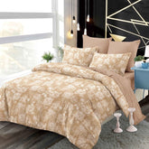 Lenjerie finet, capucino model floral, cearceaf cu elastic 160/180x200, Cod: B6030