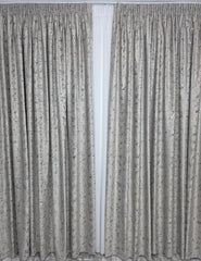 SuperPRET*Set Bogdan Perdea Voal si Draperie Grej Deschis cu Insertii Blackout 70-90% pentru Living si Dormitor cu Mobilier Crem si Gri, Confectionat la Comanda Casablanca Magazin