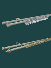 Galerie America metal pentru perdea si draperie, grosime de 19mm, accesorii incluse