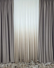 Draperie blackout simpla 98% cafea cu lapte