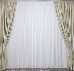 Draperie Catifea Crem Deschis blackout 80%