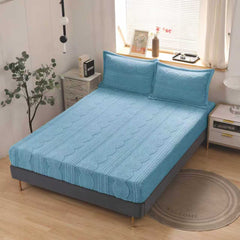 10 Culori la Set Husa Pilota Cocolino Premium Uni cu Model in Relief, 3 Piese – Husa de Pilota si 2 Fete de Perna 50x70 cm – Potrivit pentru Pat Dublu de 160x200 si 180x200 cm – Material Moale, Pufos si Cald, Disponibil in 10 Culori
