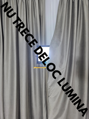Draperie Grej spre gri Catifea Garantat Opaca model Premium blackout 100%