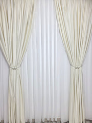 Black Friday Draperie Ivoire Din Catifea 70% Blackout