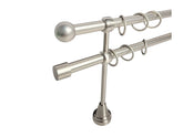 Galerie America metal pentru perdea si draperie, grosime de 19mm extensibila pana la 4m