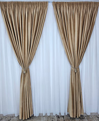 Draperie din Catifea Crem Miere Blackout 90% – Draperie eleganta pentru living si dormitor in nuante alb, crem, bej si maro deschis, confectionata pe comanda