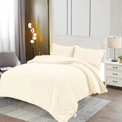 Pilota Cocolino cu Blanita Model Tip Tricot, 200x230cm + 2 Fete de Perna 50x70cm, Diverse Culori