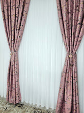 Black Friday Colectia Prestige: Perdea Voal Alb si Draperii Blackout cu Insertii-Roz