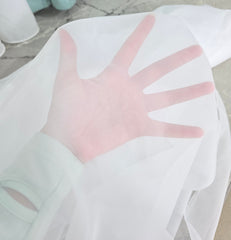 Perdea simpla voal alb