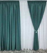 Draperie simpla verde menta blackout 90%