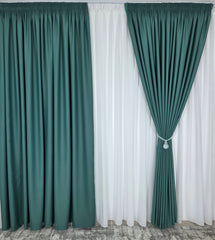 Draperie simpla verde menta blackout 90%