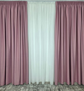 Draperie simpla blackout 80% uni roz