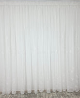 Perdea alba din material plin ca textura, model Rita