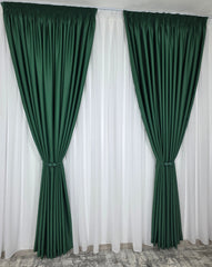 Draperie simpla verde blackout 90%