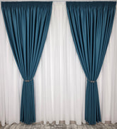 Draperie simpla turcoaz blackout 90%, model Nelly