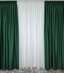 Draperie simpla verde blackout 90%