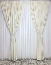 Black Friday Draperie Ivoire Din Catifea 70% Blackout