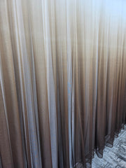 Perdea in degrade maro crem, model Sahara