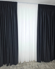 Draperie catifea neagra Blackout 90%