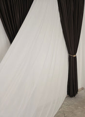 Jorjet Ivoire din material plin ca textura, moale si placut la atingere