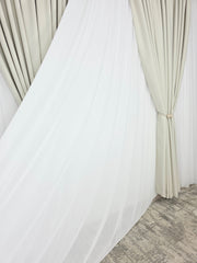 Draperie Simpla Ivoire – Ideala pentru Livinguri Luminoase cu Canapele Crem, Mobilier Bej sau Lemn Natur – Confectionata pe Comanda