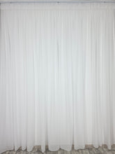 Perdea simpla voal alb