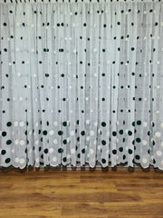 Perdea confectionata din in, model buline alb cu verde smarald - CASABLANCA Perdea confectionata din in, model buline alb cu verde smarald Casa Blanca Curtains & Drapes 45.00 CASABLANCA  CASABLANCA