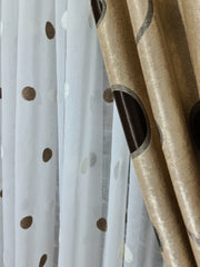 Set perdea si draperie Bulina - CASABLANCA Set perdea si draperie Bulina Casa Blanca Curtains & Drapes 350.00 CASABLANCA  CASABLANCA
