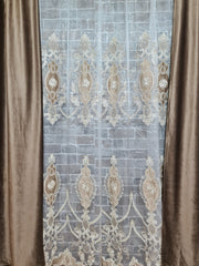 Set perdea si draperie Stefania - CASABLANCA Set perdea si draperie Stefania Casa Blanca Curtains & Drapes 1470.00 CASABLANCA 8metriperdeacu6metridraperiepentrusinagaleriede4-5 CASABLANCA