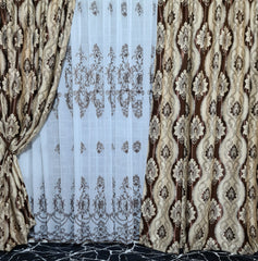 Set perdea si draperie Laura - CASABLANCA Set perdea si draperie Laura Casa Blanca Curtains & Drapes 350.00 CASABLANCA  CASABLANCA