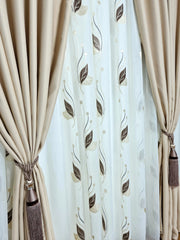 Set Perdea si Draperie Georgiana - CASABLANCA Set Perdea si Draperie Georgiana Casa Blanca Curtains & Drapes 345.00 CASABLANCA  CASABLANCA
