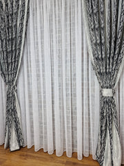 Set perdea texturata tip borangic si draperie 100% blackout, model Amalia - CASABLANCA Set perdea texturata tip borangic si draperie 100% blackout, model Amalia Casa Blanca Curtains & Drapes 350.00 CASABLANCA  CASABLANCA