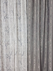 Draperie gri texturata cu aspect de vopsea decorativa - CASABLANCA Draperie gri texturata cu aspect de vopsea decorativa Casa Blanca Curtains & Drapes 55.00 CASABLANCA  CASABLANCA