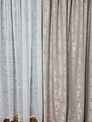 Set perdea din in si draperie tip vopsea decorativa, model Catalina, varianta bej - CASABLANCA Set perdea din in si draperie tip vopsea decorativa, model Catalina, varianta bej CASABLANCA  440.00 CASABLANCA  CASABLANCA