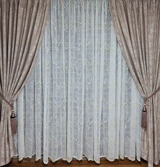 Set perdea din in si draperie tip vopsea decorativa, model Catalina, varianta bej - CASABLANCA Set perdea din in si draperie tip vopsea decorativa, model Catalina, varianta bej CASABLANCA  880.00 CASABLANCA 8metriperdeacu6metridraperiepentrusinagaleriede4-5 CASABLANCA