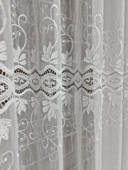 Set perdea broderie sparta si draperie catifea turcoaz, model Eva - CASABLANCA Set perdea broderie sparta si draperie catifea turcoaz, model Eva Casa Blanca Curtains & Drapes 735.00 CASABLANCA  CASABLANCA