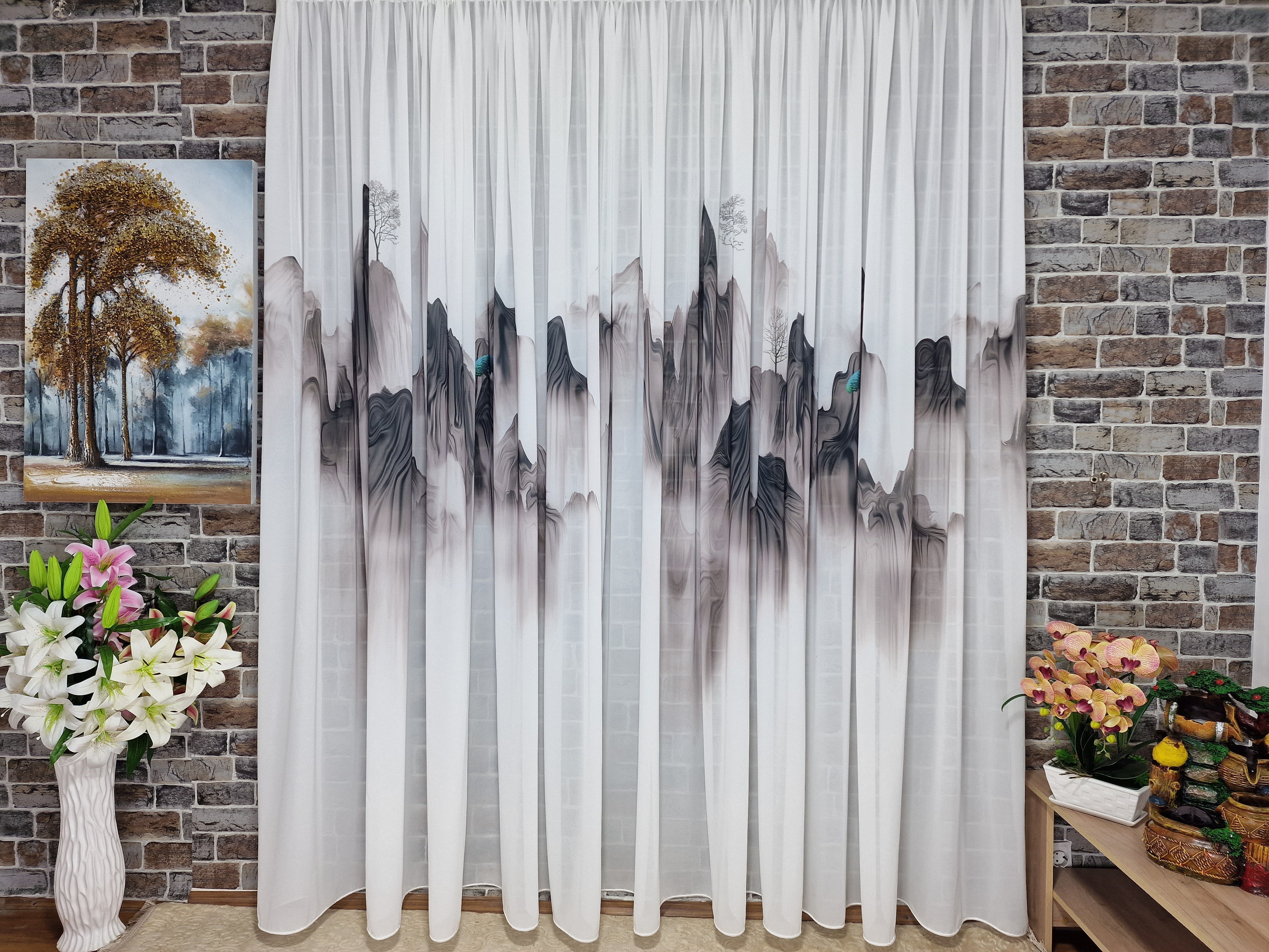 Perdea din matase, model muntii, material plin ca textura - CASABLANCA Perdea din matase, model muntii, material plin ca textura CASABLANCA  65.00 CASABLANCA  CASABLANCA