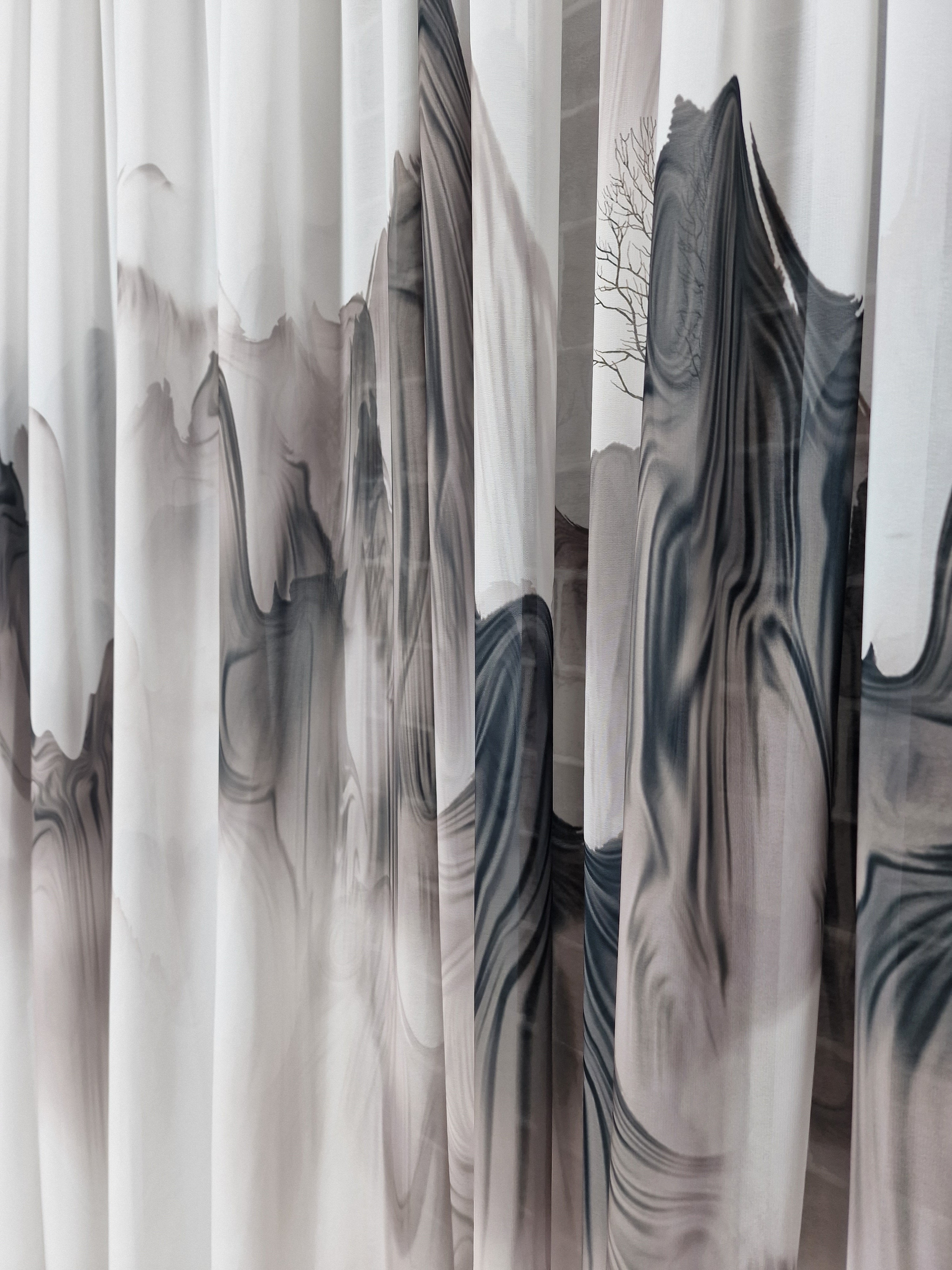 Perdea din matase, model muntii, material plin ca textura - CASABLANCA Perdea din matase, model muntii, material plin ca textura CASABLANCA  65.00 CASABLANCA  CASABLANCA