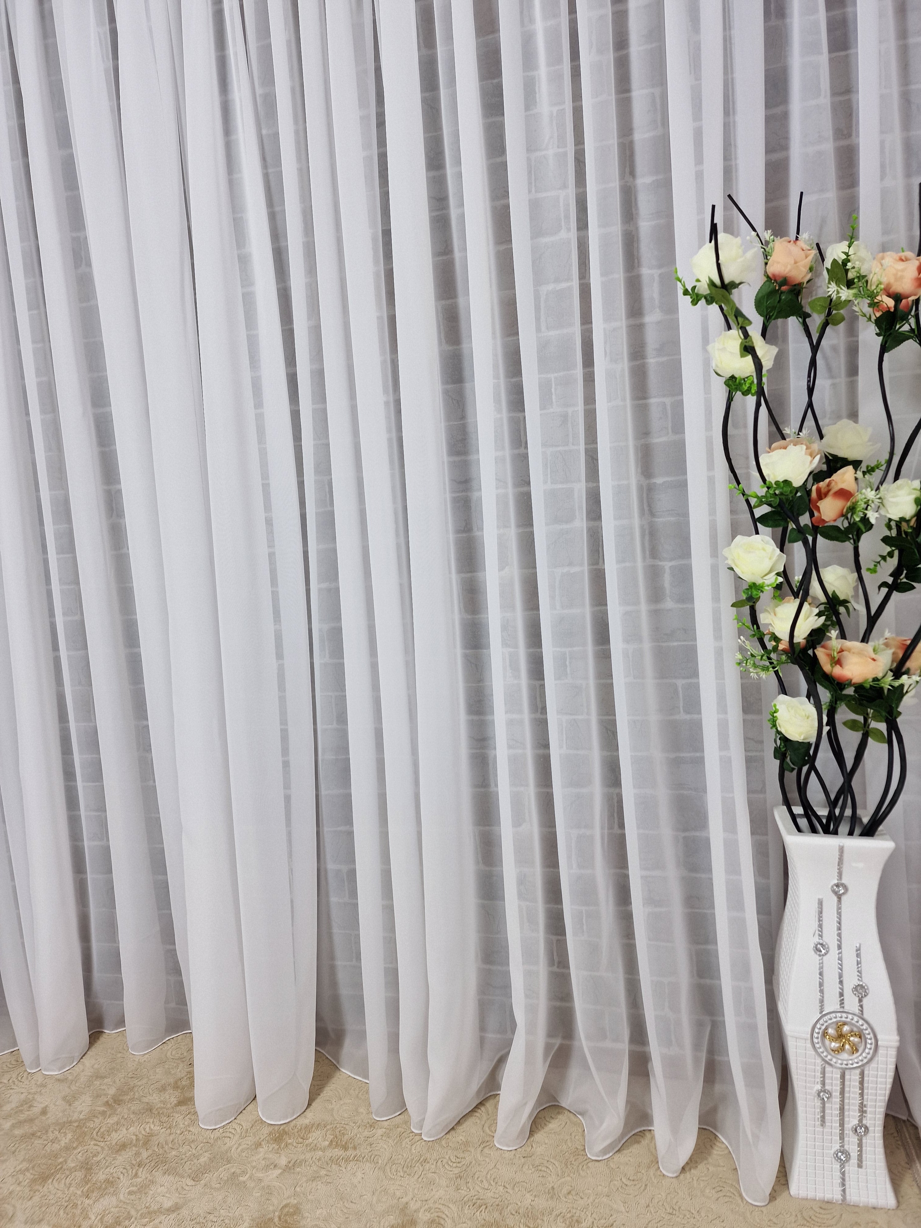 Perdea triplu voal alb - CASABLANCA Perdea triplu voal alb Casa Blanca Curtains & Drapes 45.00 CASABLANCA  CASABLANCA