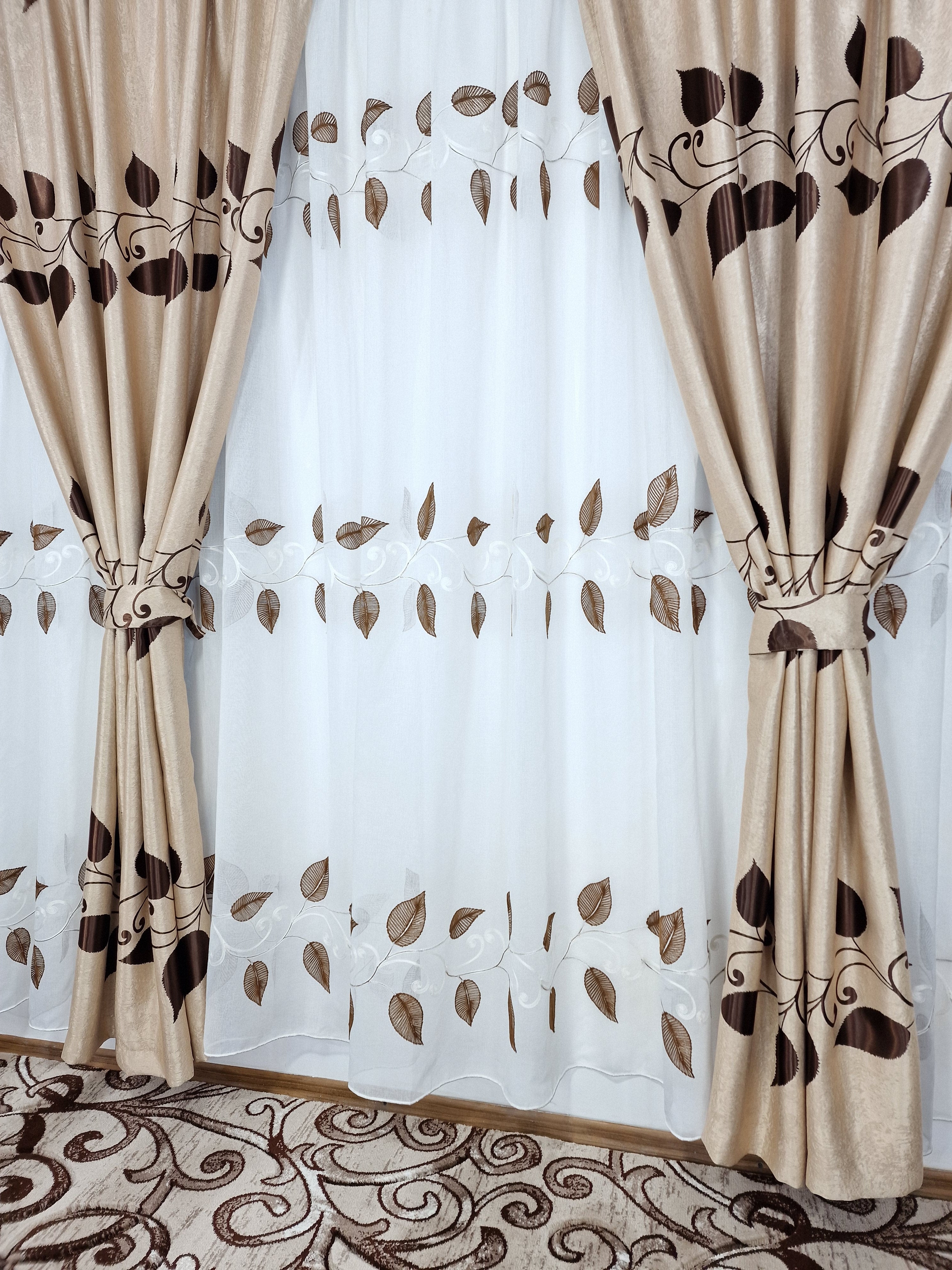 Perdea confectionata din in, material plin ca textura, model Cora - CASABLANCA Perdea confectionata din in, material plin ca textura, model Cora Casa Blanca Curtains & Drapes 45.00 CASABLANCA  CASABLANCA