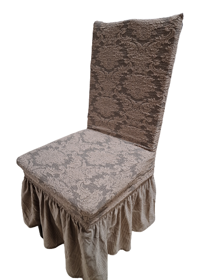 Set 6 huse capucino cu volan, din material plin ca textura, marime universala - CASABLANCA Set 6 huse capucino cu volan, din material plin ca textura, marime universala Casa Blanca Chair Accessories 150.00 CASABLANCA  CASABLANCA